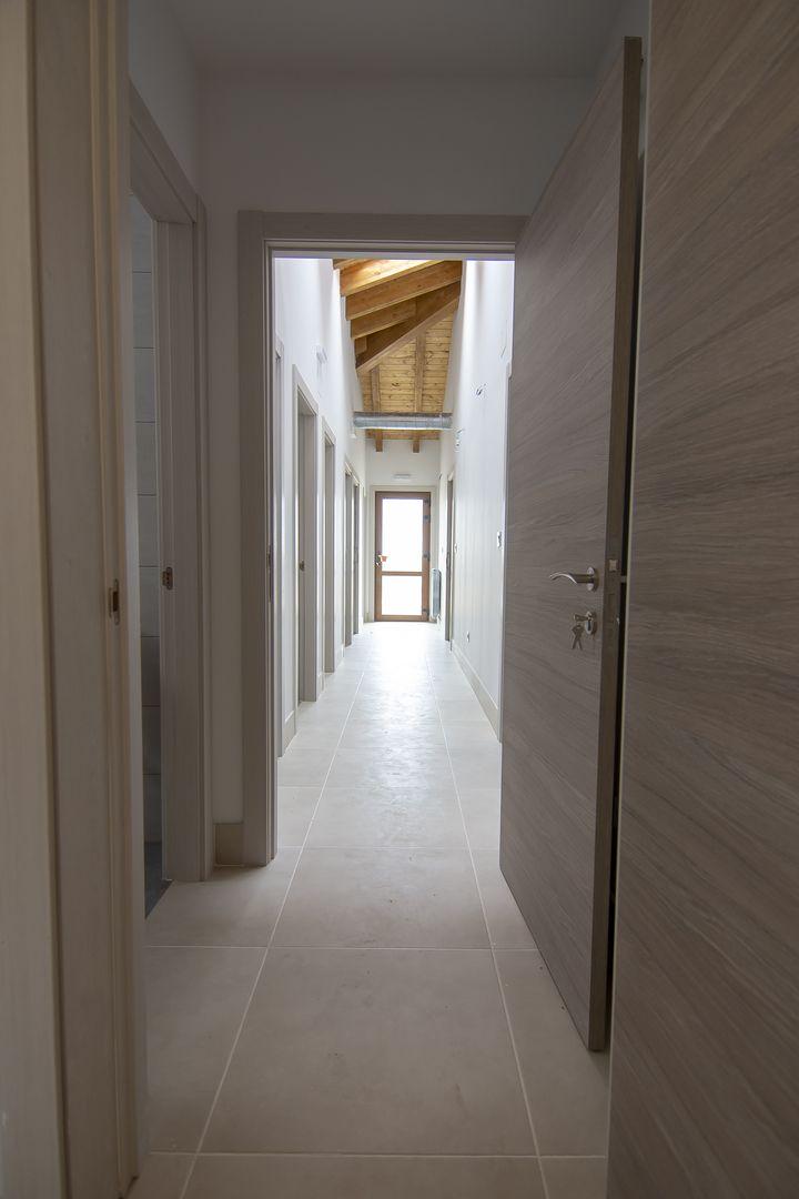 Interior pasillo del albergue